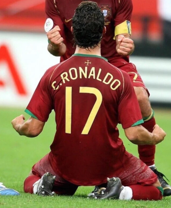 2006 Portugal Home Jersey Retro