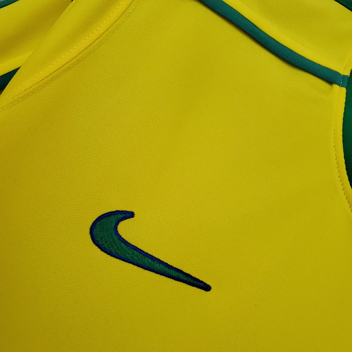 1998 Brazil Home Jersey Retro