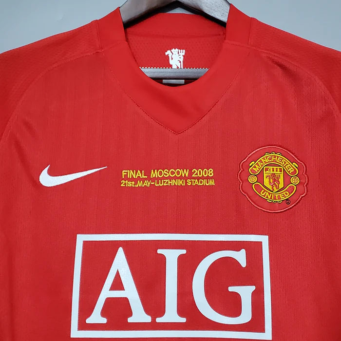 07/08 Manchester United Home Jersey Retro
