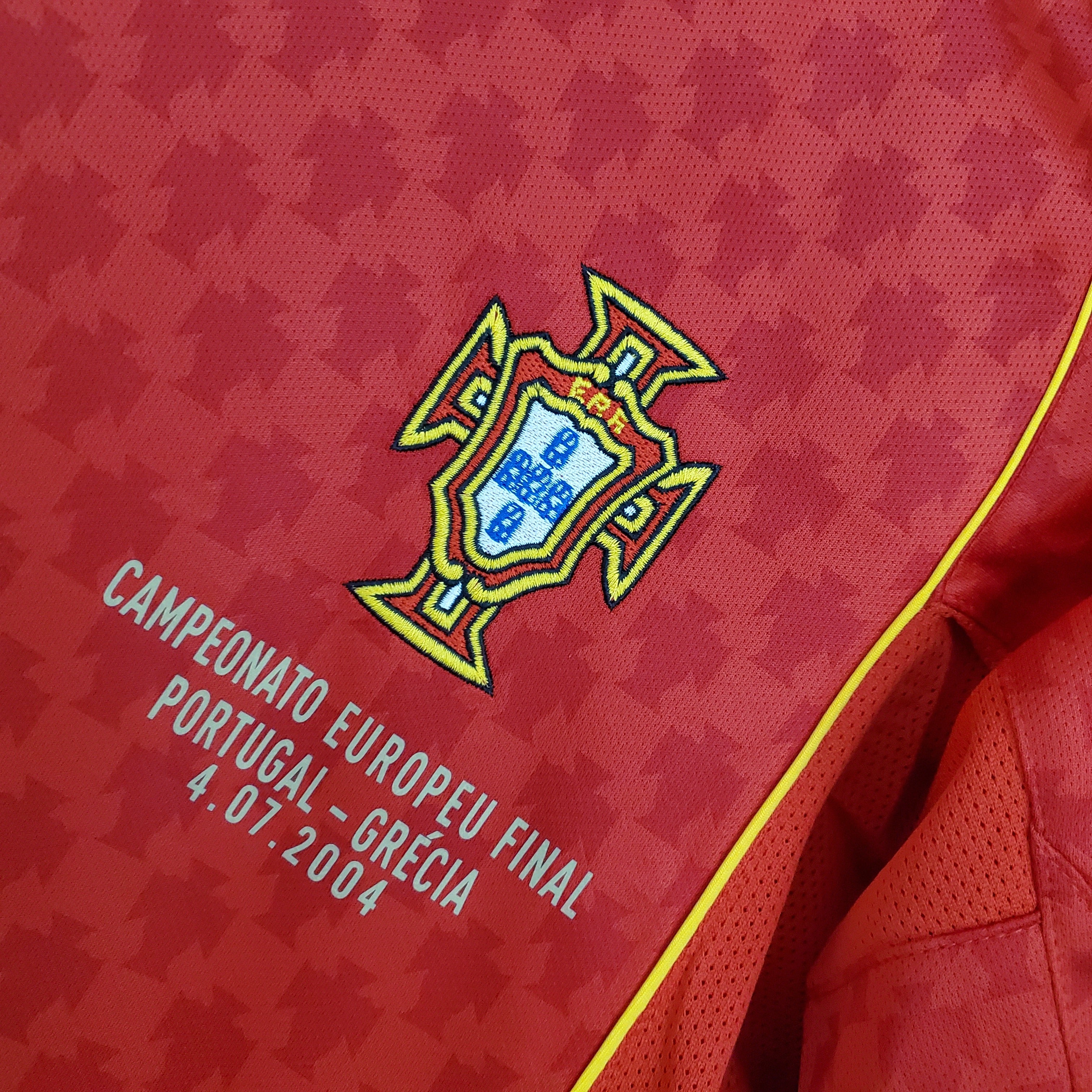 2004 Portugal Home Jersey Retro