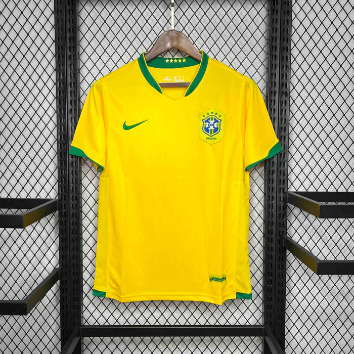 2006 Brazil Home Jersey Retro