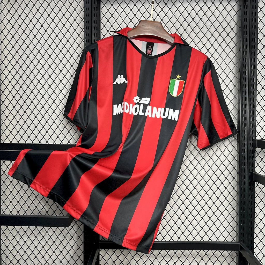 88/89 Milan Jersey Home Retro