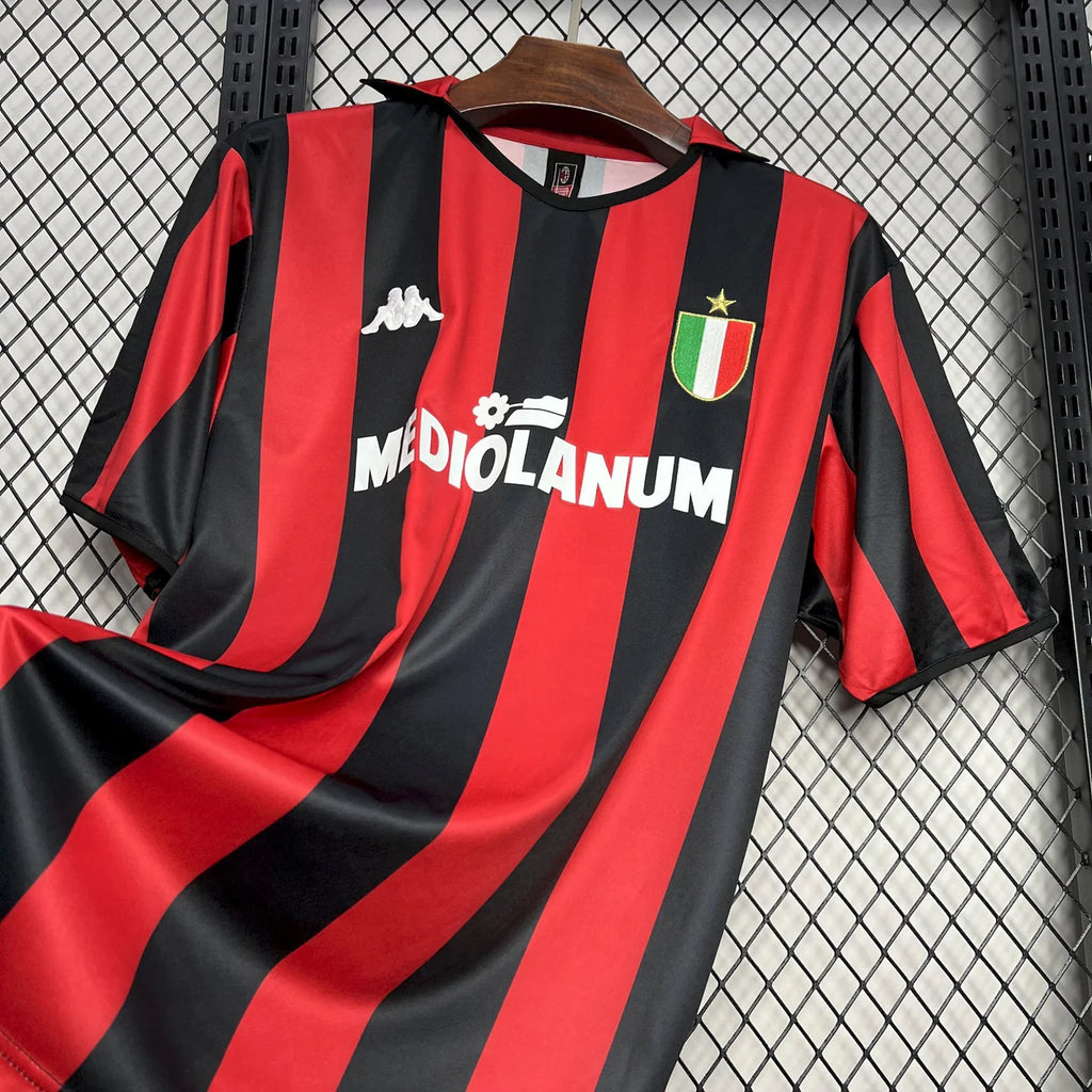 88/89 Milan Jersey Home Retro