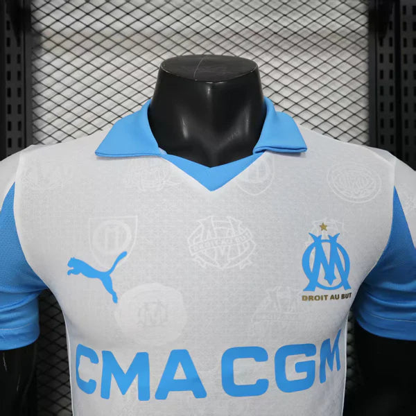 25/26 Olympique De Marsella Home Player Jersey