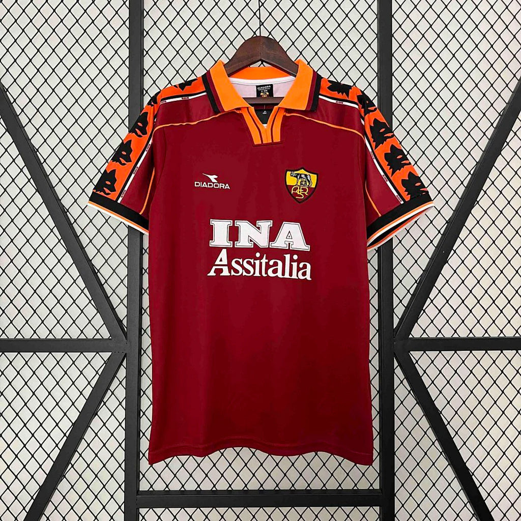 98/99 Roma Home Jersey Retro