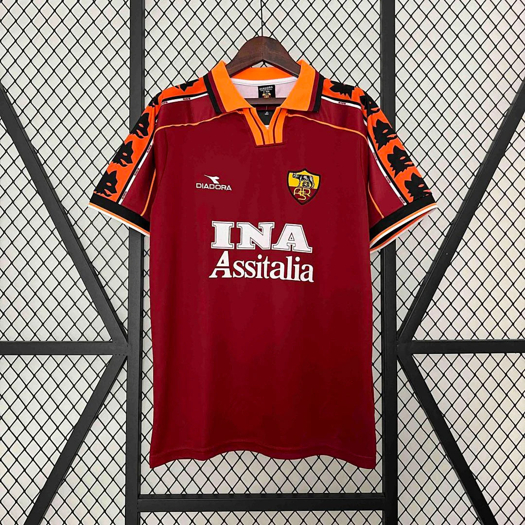 98/99 Roma Home Jersey Retro