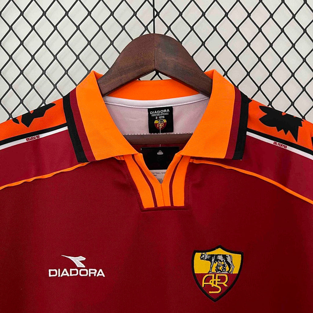 98/99 Roma Home Jersey Retro