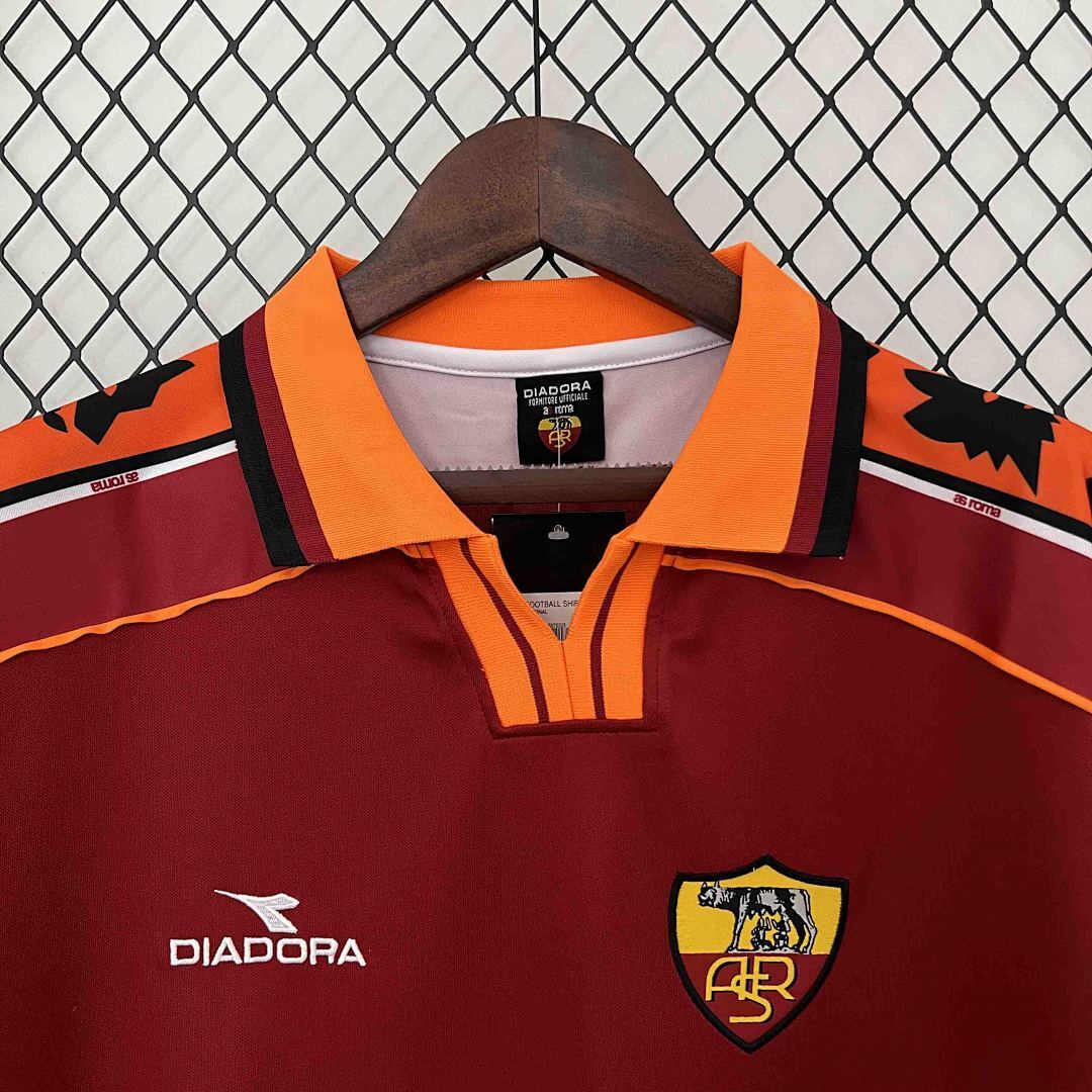 98/99 Roma Home Jersey Retro