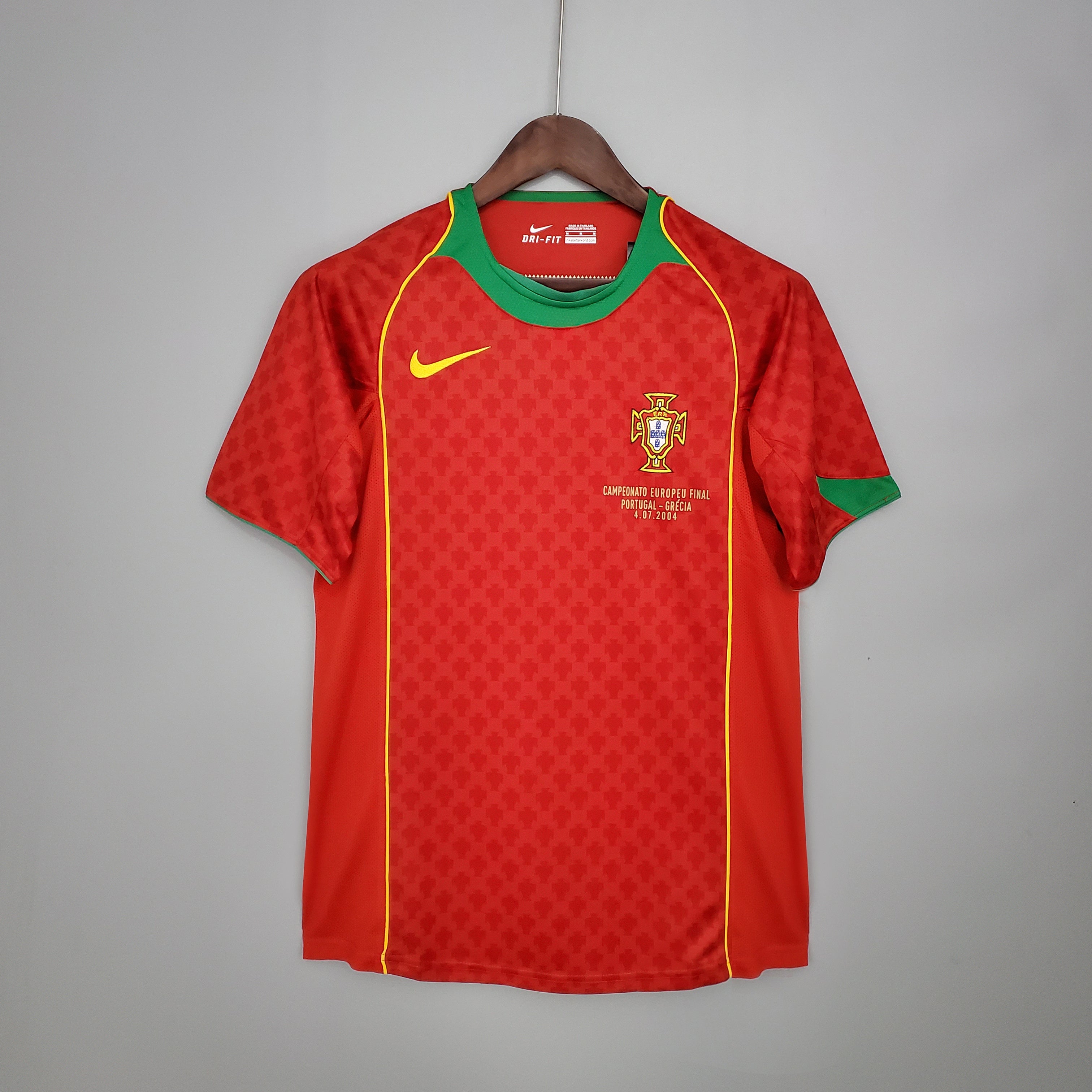 2004 Portugal Home Jersey Retro