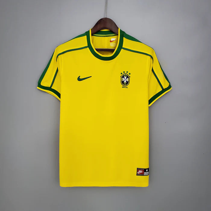1998 Brazil Home Jersey Retro