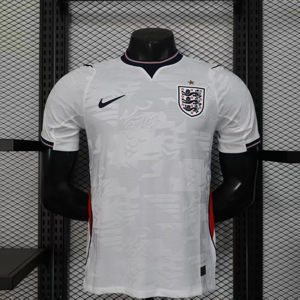 2026 England Home Jersey Player